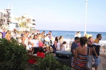 Un pasacalles anima a Melenara a vivir sus fiestas (Foto Briand Rodríguez)